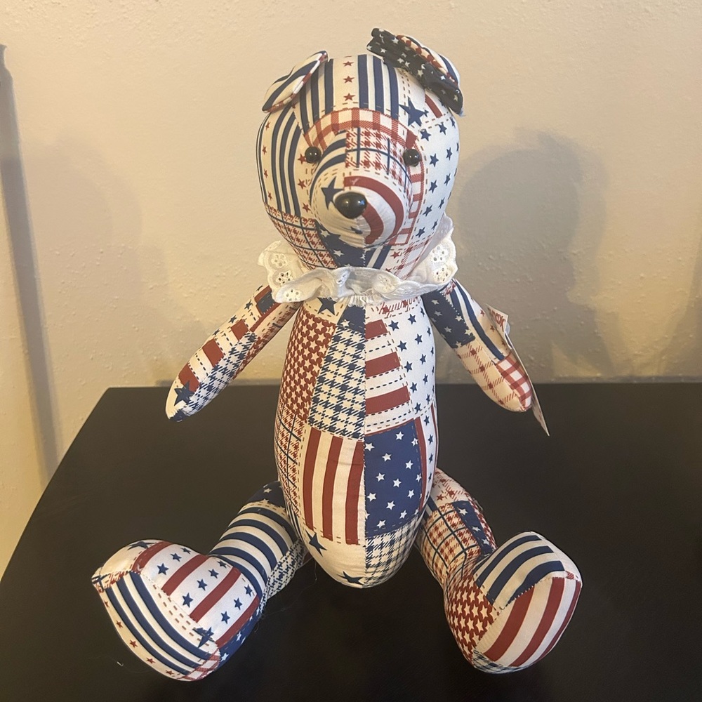 Patriotic Patchwork Bear